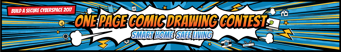 “Smart Home, Safe Living” 1-Page Comic Drawing Contest