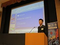 Mr. Steven Lau, Microsoft Hong Kong, delivers “Windows 10 and Mobile Security”.