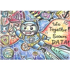 We Together! Secure Data! 周穎欣<br>(順德聯誼總會梁銶琚中學)