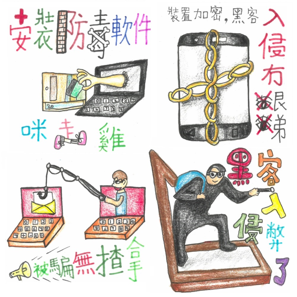 Shortlisted entry - 安全網絡貼士提提你 Leung Tsz Wing<br>G.T. (Ellen Yeung) College