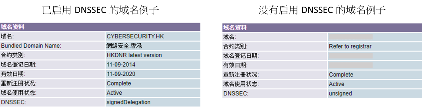 检查域名是否已启用DNSSEC的图像