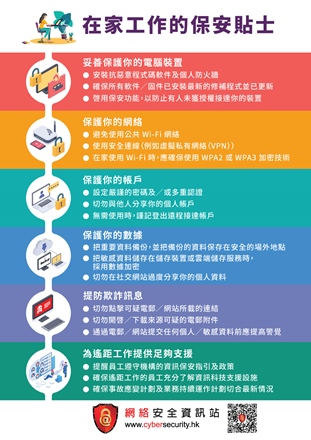 在家工作的保安貼士
