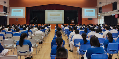 School visit on 12.5.2021 at the CNEC Christian College