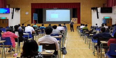 School visit on 15.4.2021 at the Shun Tak Fraternal Association Cheng Yu Tung Secondary School