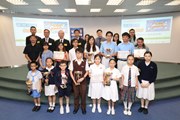 Group photo with the winners of the “Smart Home, Safe Living” 1-Page Comic Drawing Contest and guests
