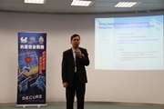 香港電腦保安事故協調中心 簡正修先生的講題為「妥善保護你的家居網絡設備，避免成為下一個殭屍網絡」
