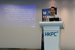 Mr. Gavin Ho, Visa Hong Kong and Macau, delivers “Safeguarding Online Payments”.